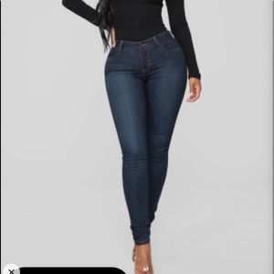 Fashion Nova Mid Rise Jeans